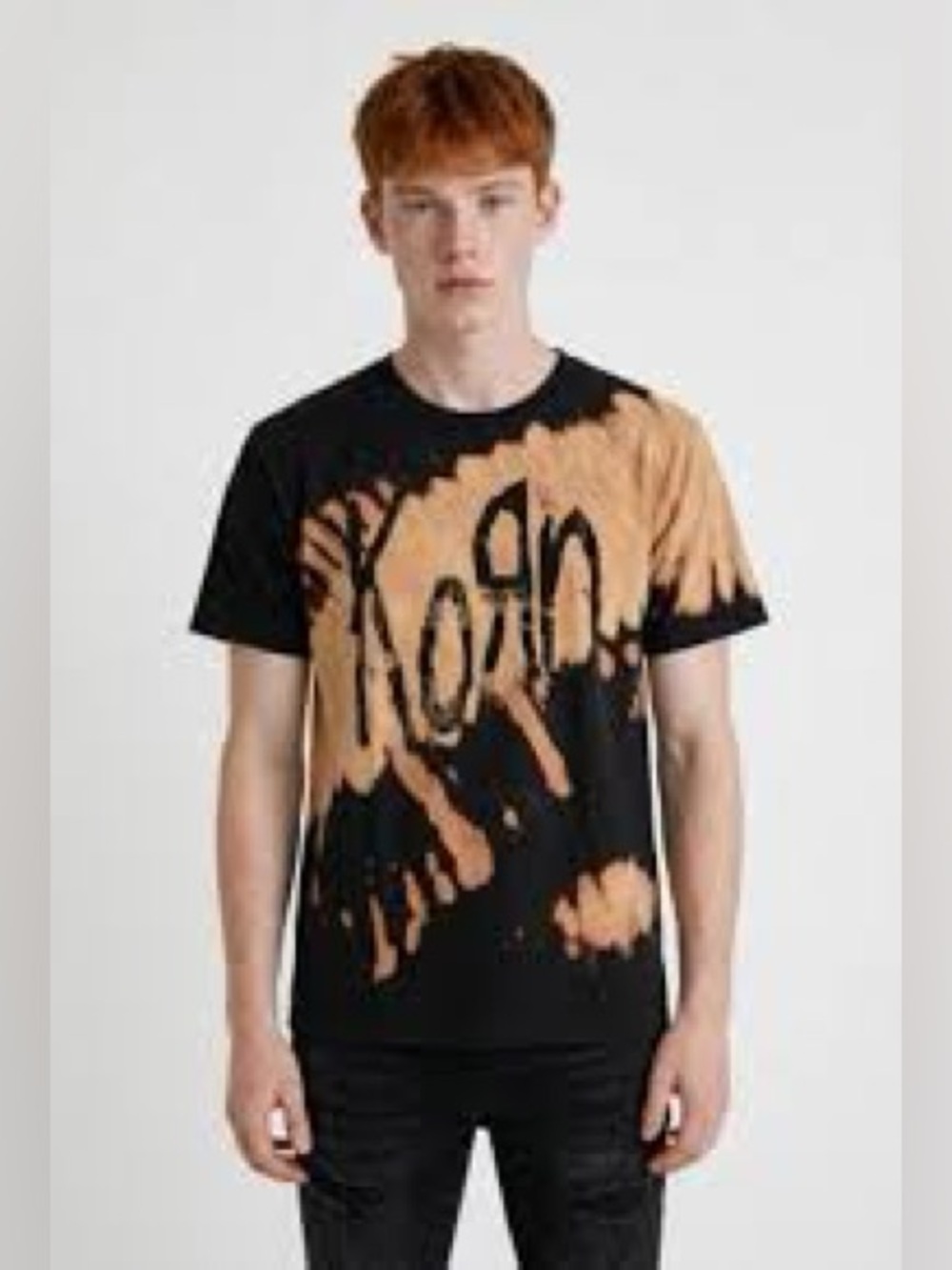Korn Logo Cloud-Dye T-Shirt